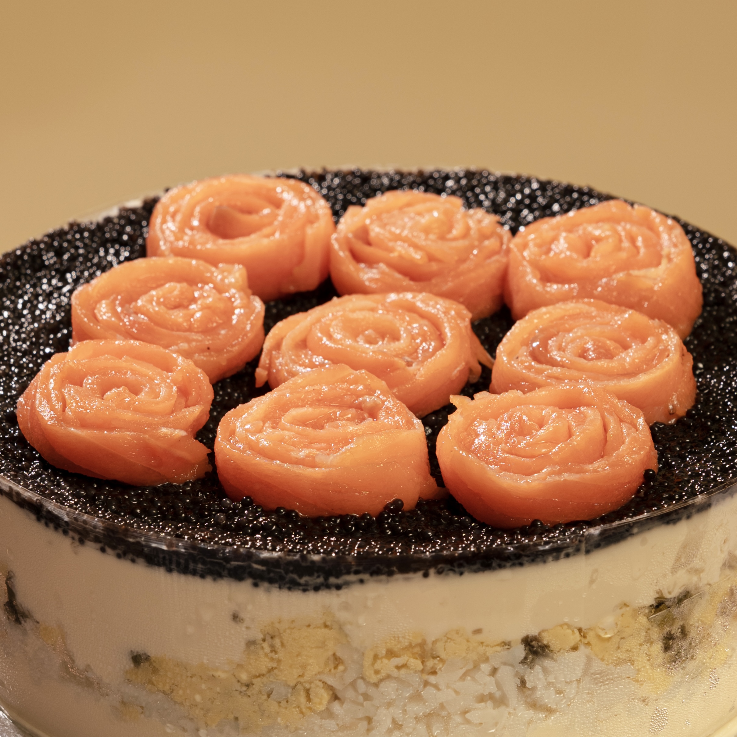 7″ Caviar Cake